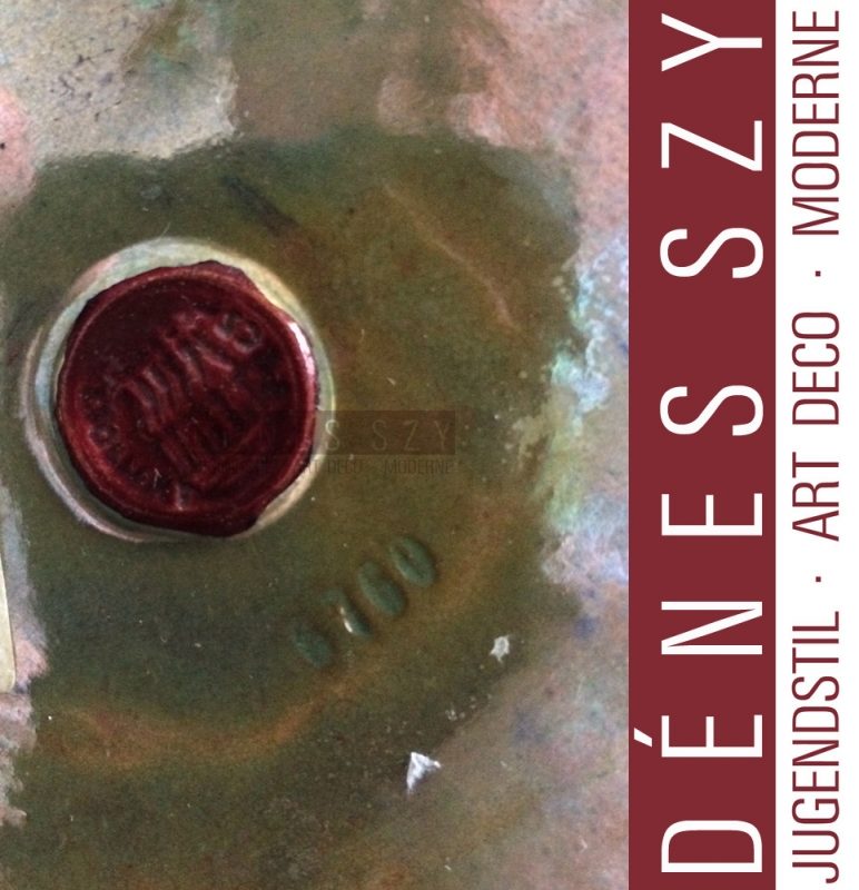 ZSOLNAY Pecs Ungarn, Jugendstil Vase Eozin