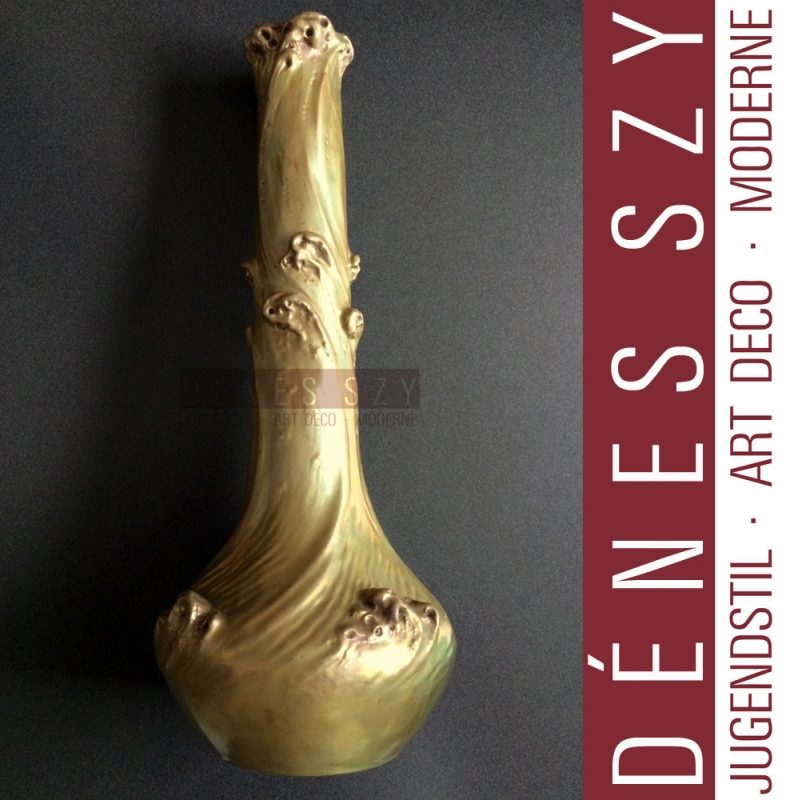 ZSOLNAY Pecs Ungarn, Jugendstil Vase Eozin
