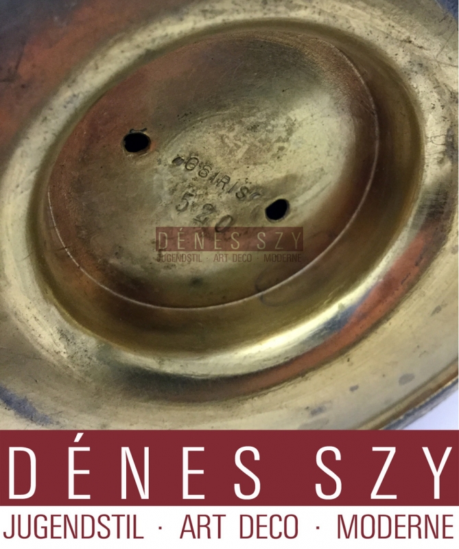 Art Nouveau OSIRIS étain Zsolnay Pecs vase en céramique 520