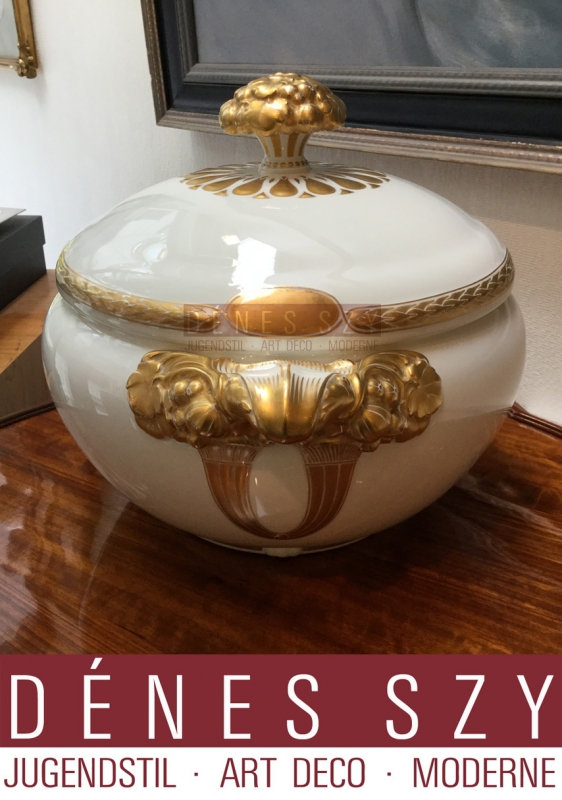 Terrine à couvercle rond KPM Berlin Schmuz-Baudiss Ceres