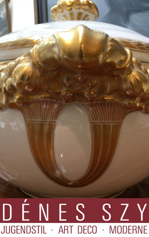 Terrine à couvercle rond KPM Berlin Schmuz-Baudiss Ceres