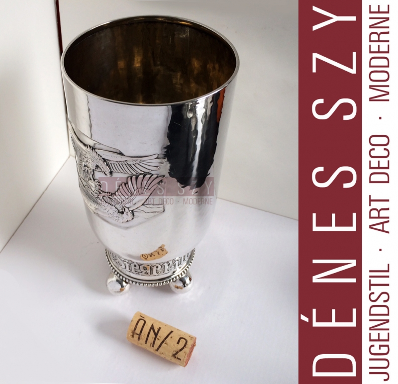 WWI 1914 Luftwaffe Ehrenpokal Silver Aviators Honor Goblet