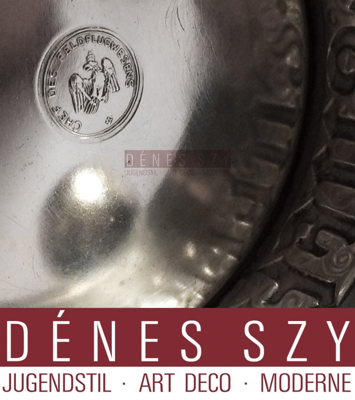 WWI 1914 Luftwaffe Ehrenpokal Silver Aviators Honor Goblet