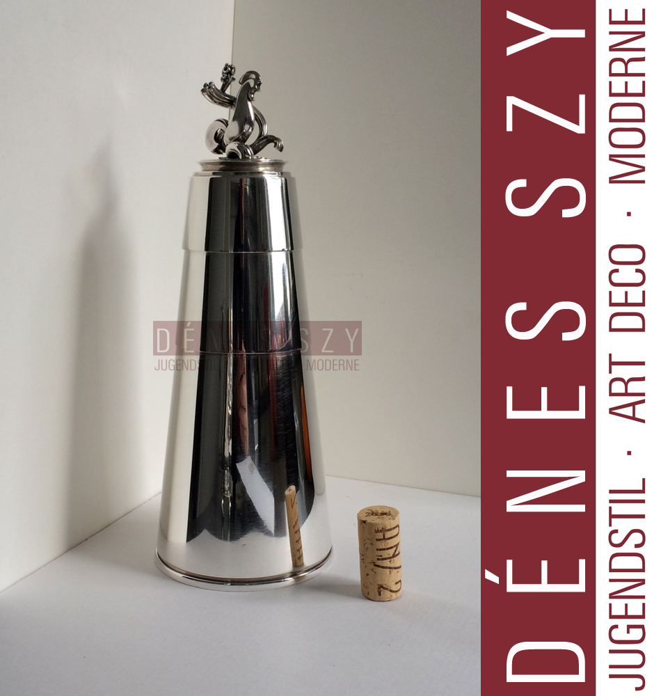 Georg Jensen Silber handmade Pyramide Cocktail Shaker 774