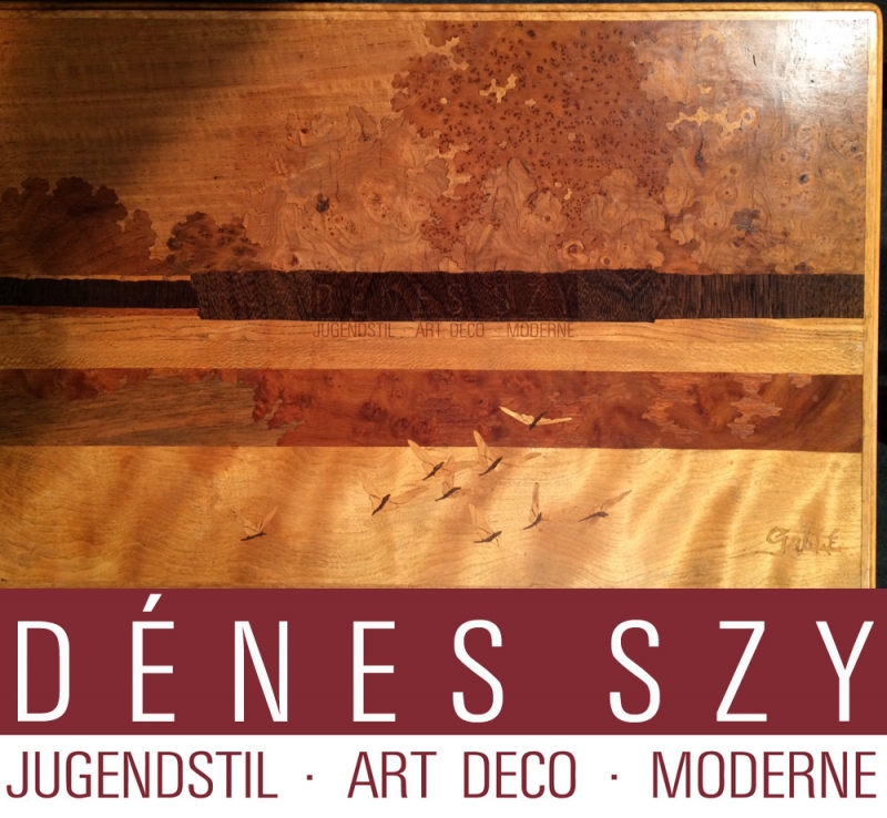 Emile Galle Art Nouveau Dragonfly Nesting Tables Nancy 1900