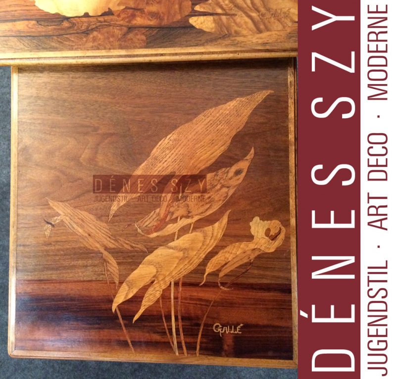 Emile Galle Art Nouveau Dragonfly Nesting Tables Nancy 1900