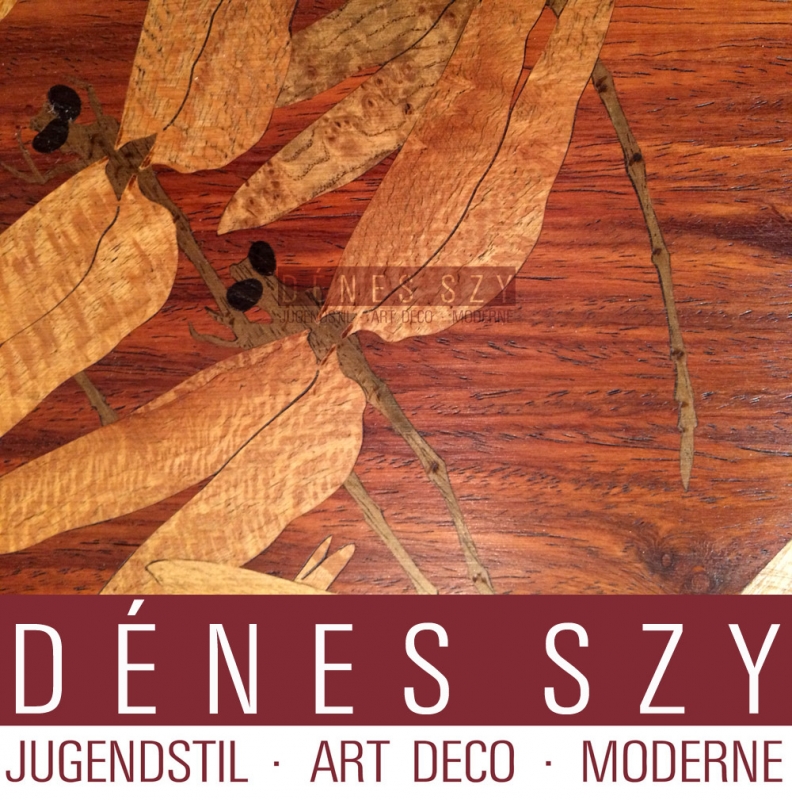 Emile Galle Art Nouveau Dragonfly Nesting Tables Nancy 1900