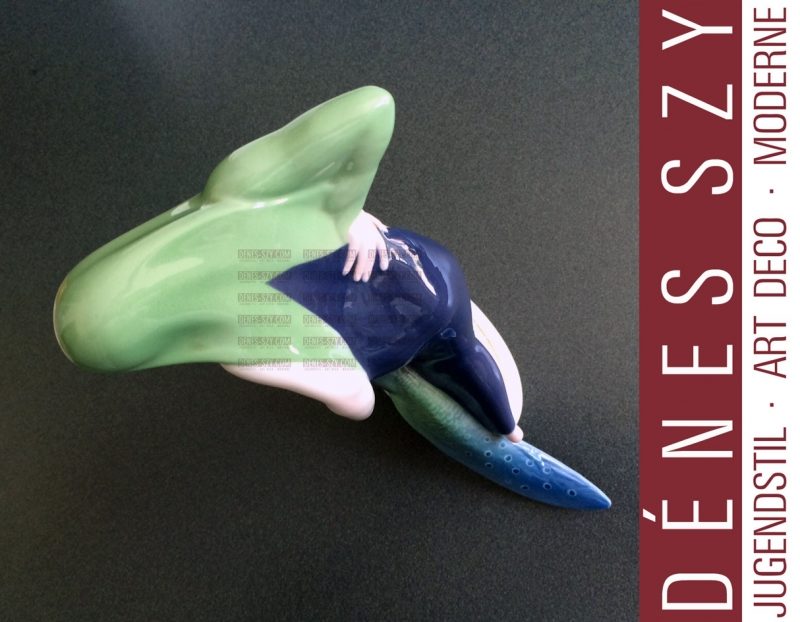 HOCHZEITSZUG ++ KPM BERLIN Inderin m. Pfau Porzellan Figur