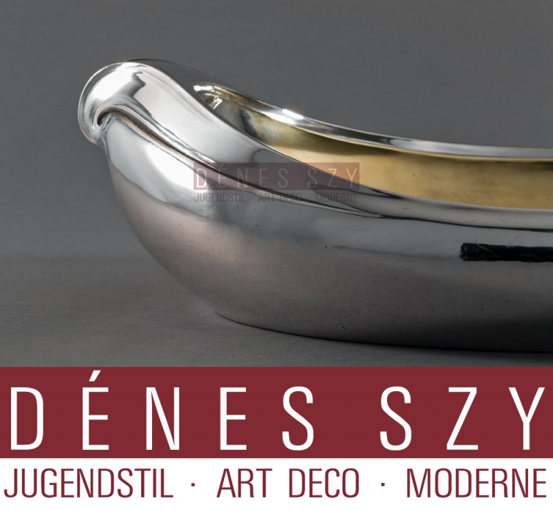 Henry van de Velde Jardinière en argent Théodor Müller, Weimar 1903