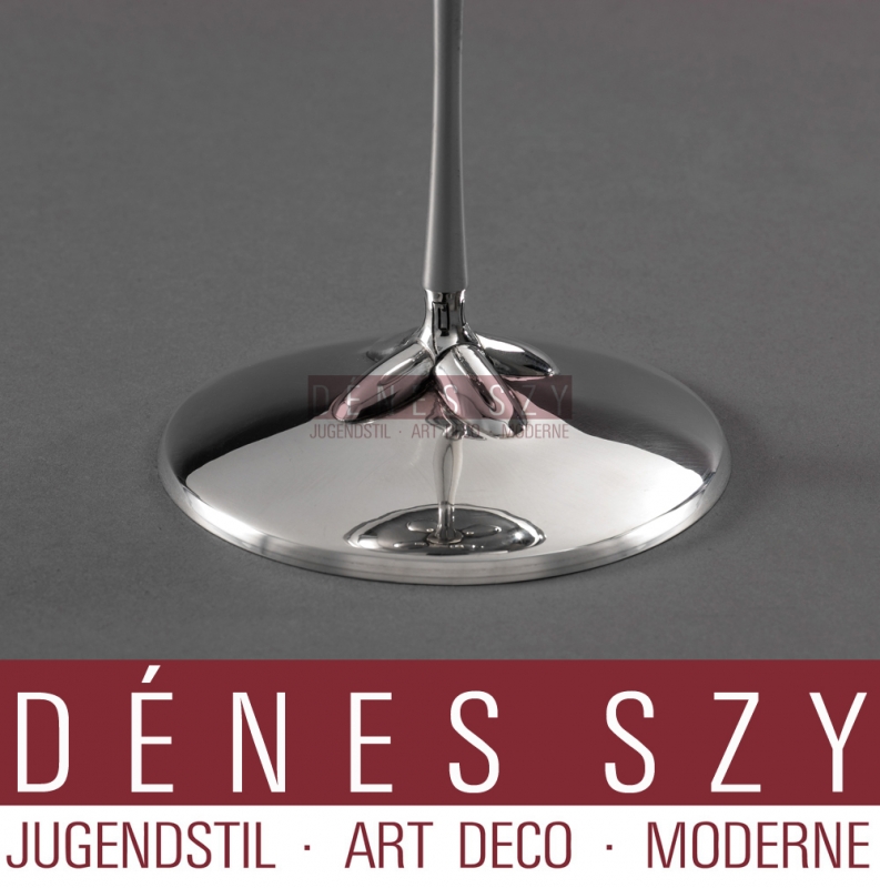 Henry van de Velde Art Nouveau Silver champagne goblet by Mueller Weimar