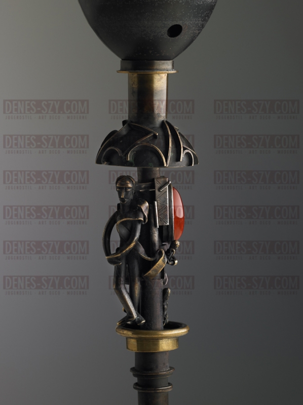 Herbert Zeitner Berlin 1920, lampe de table Art déco