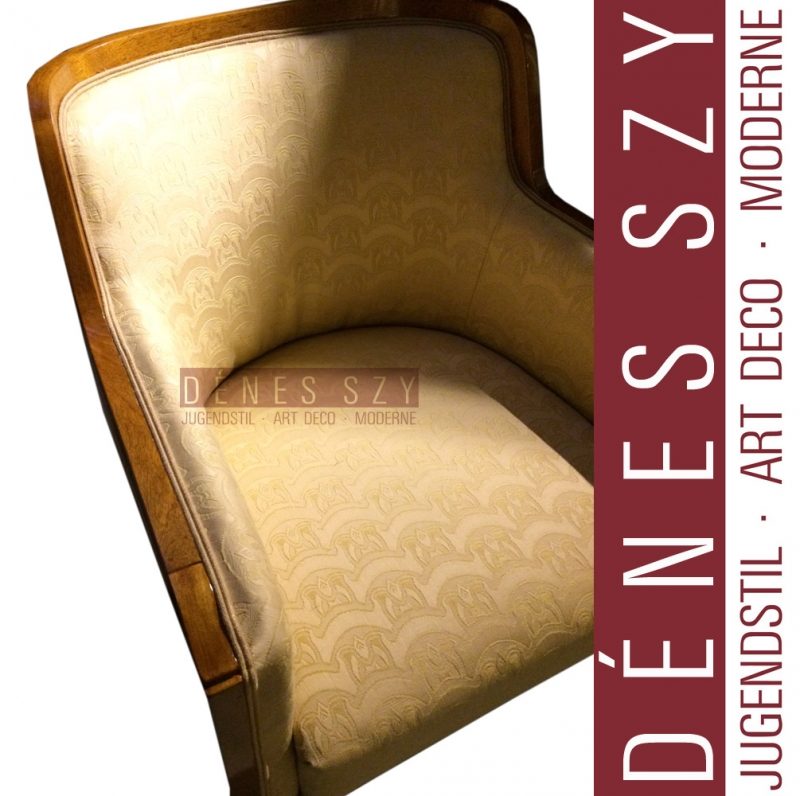 HENRY VAN DE VELDE Paar Jugendstil Sessel, Hamburg 1916