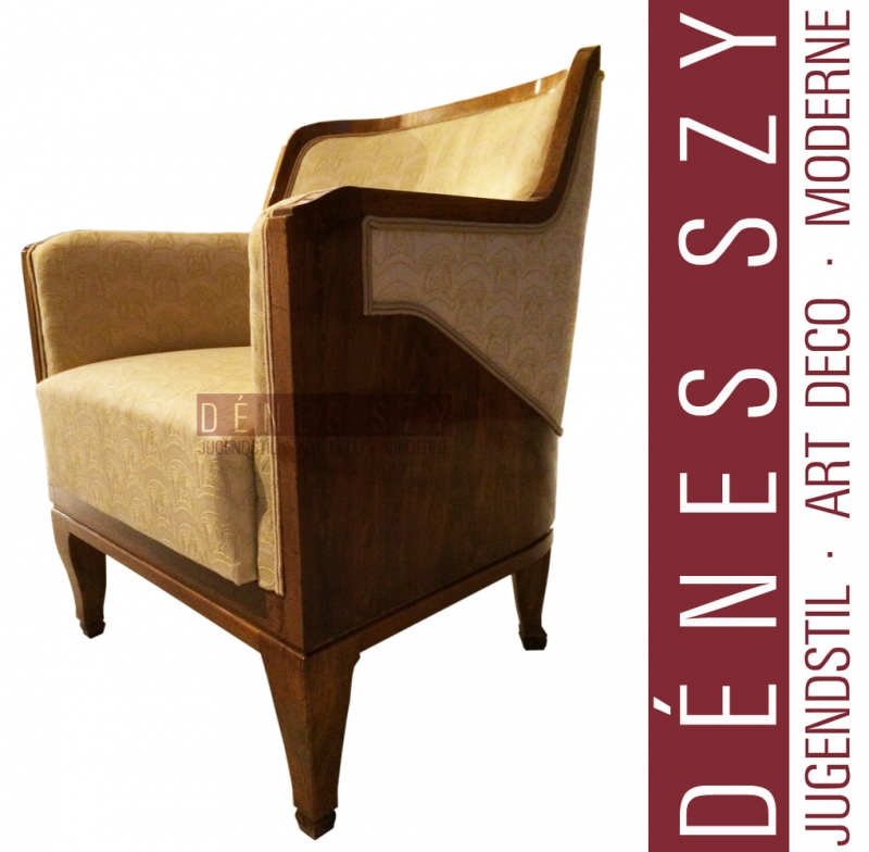 HENRY VAN DE VELDE Paar Jugendstil Sessel, Hamburg 1916