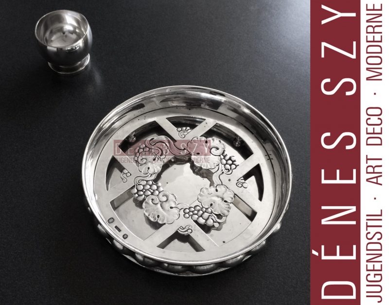 GEORG JENSEN Sterling Trauben Muster FLASCHENHALTER #396 DENMARK