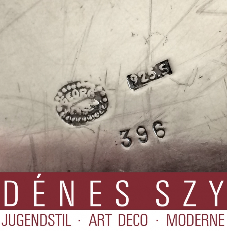 Georg Jensen sterling silver bottle holder #396 Denmark