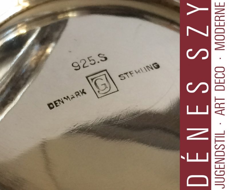 Georg Jensen Silber Art Deco BONBONIERE Johan Rohde DENMARK