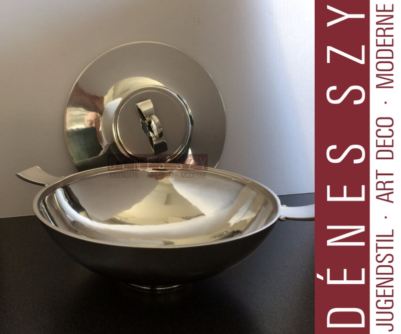 Georg Jensen Art Deco Bonboniere en argent Johan Rohde Danemark