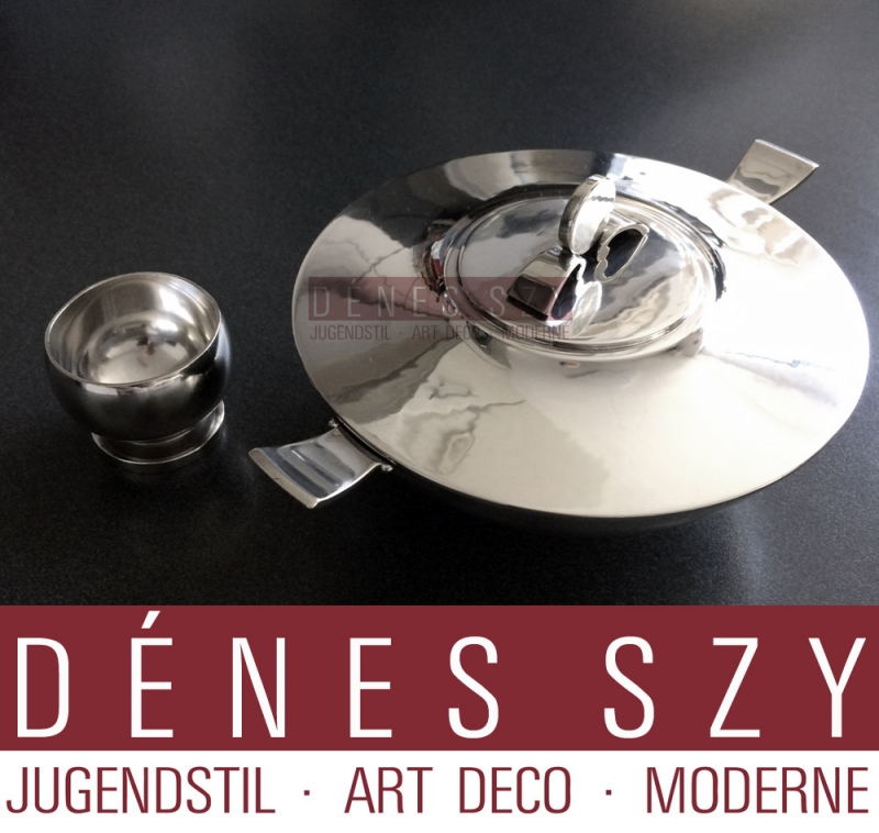 Georg Jensen Art Deco Bonboniere en argent Johan Rohde Danemark