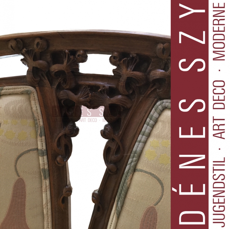 Louis Majorelle Nancy France 1900 poltrona clematide