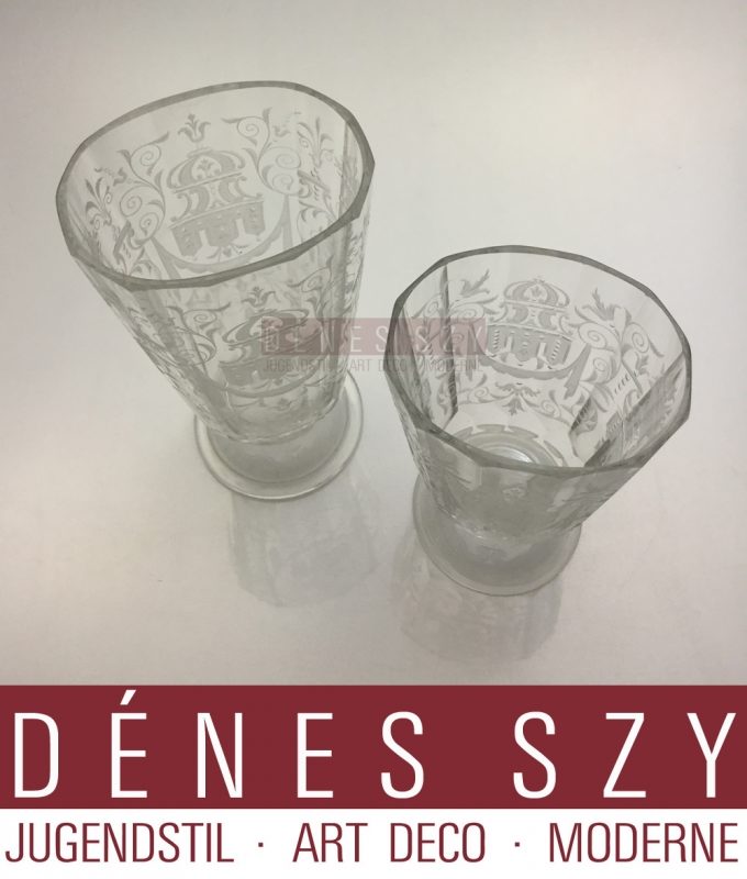 Josef LOBMEYR Wien AUSTRIA Maria Theresia Kristall Glas BIERGLAS