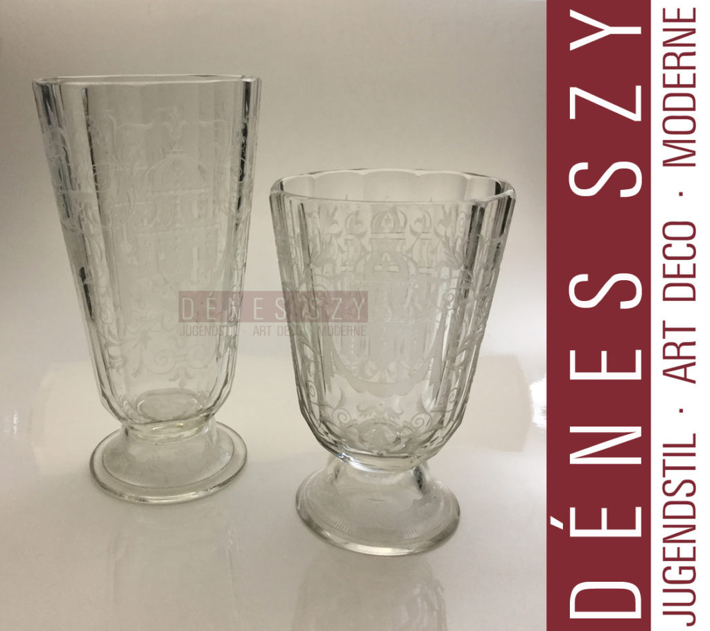 Josef Lobmeyr, Vienne Autriche 1900, modèle Maria Theresia, verre à bière