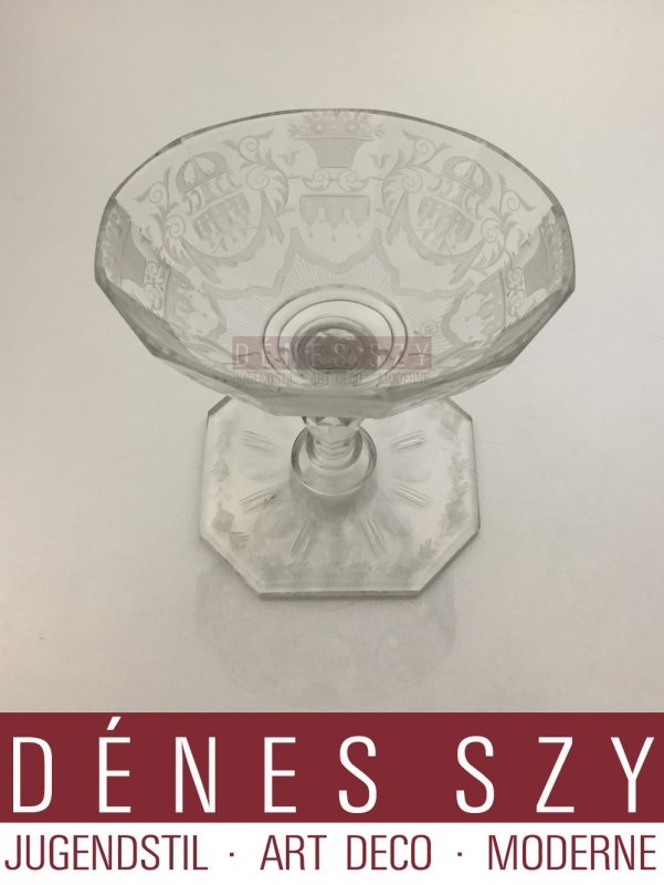 Josef LOBMEYR Wien AUSTRIA Maria Theresia Kristall SCHALE