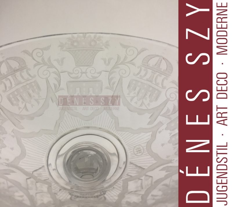 Josef LOBMEYR Wien AUSTRIA Maria Theresia Kristall SCHALE