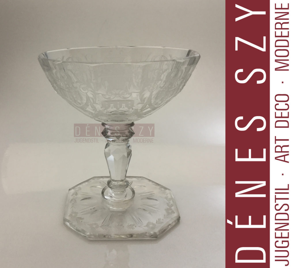 Josef Lobmeyr Wien Austria Maria Theresia Kristall Schale