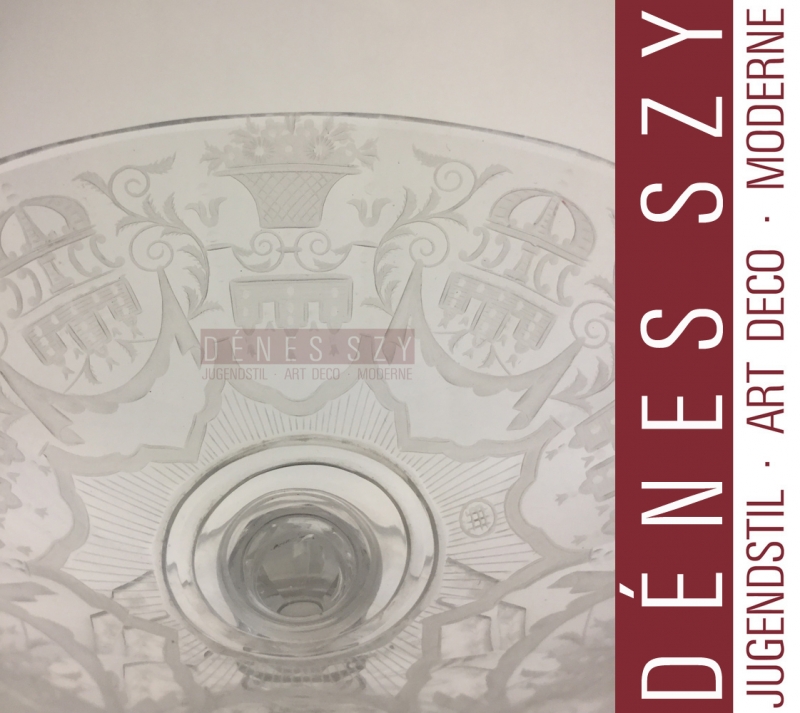 Bol en verre, motif en cristal, Maria Theresia, LOBMEYR Vienne