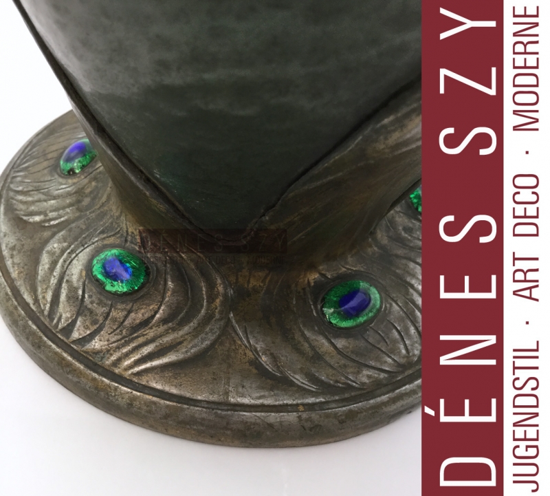 Vaso pavone Art Nouveau no 272