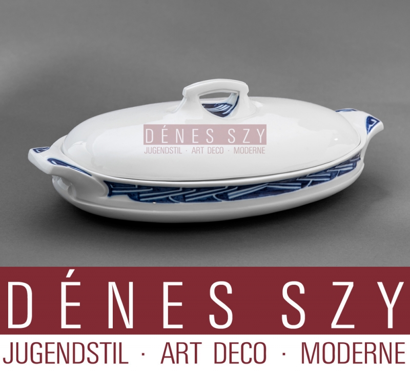 Art Nouveau de Meissen Henry van de Velde Coup de fouet en porcelaine