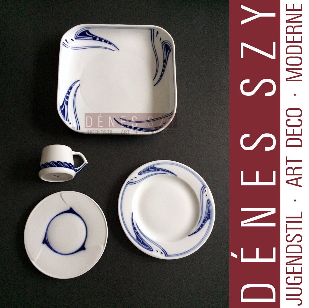 Henry van de Velde meissen porcelain, Peitschenhieb, whiplash, tea cup