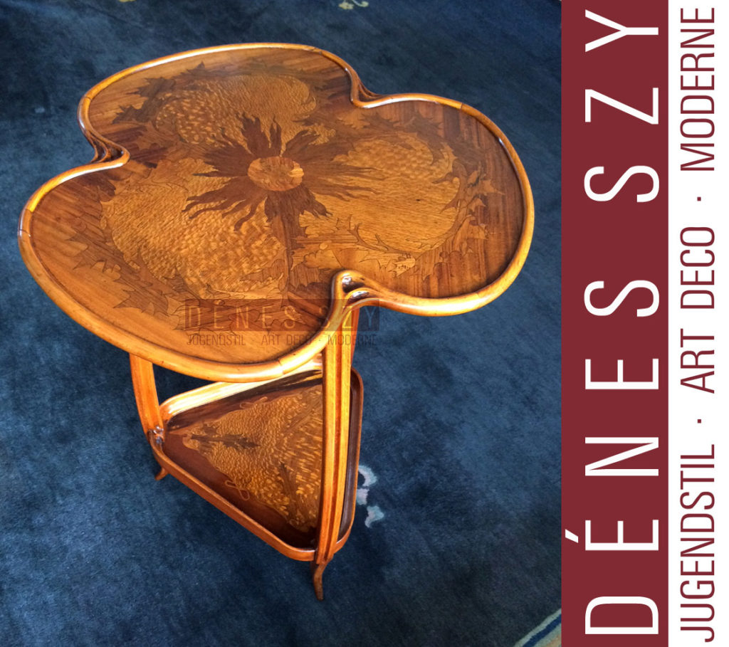 LOUIS MAJORELLE Nancy 1900 JUGENDSTIL Beistell TISCH Marquterie