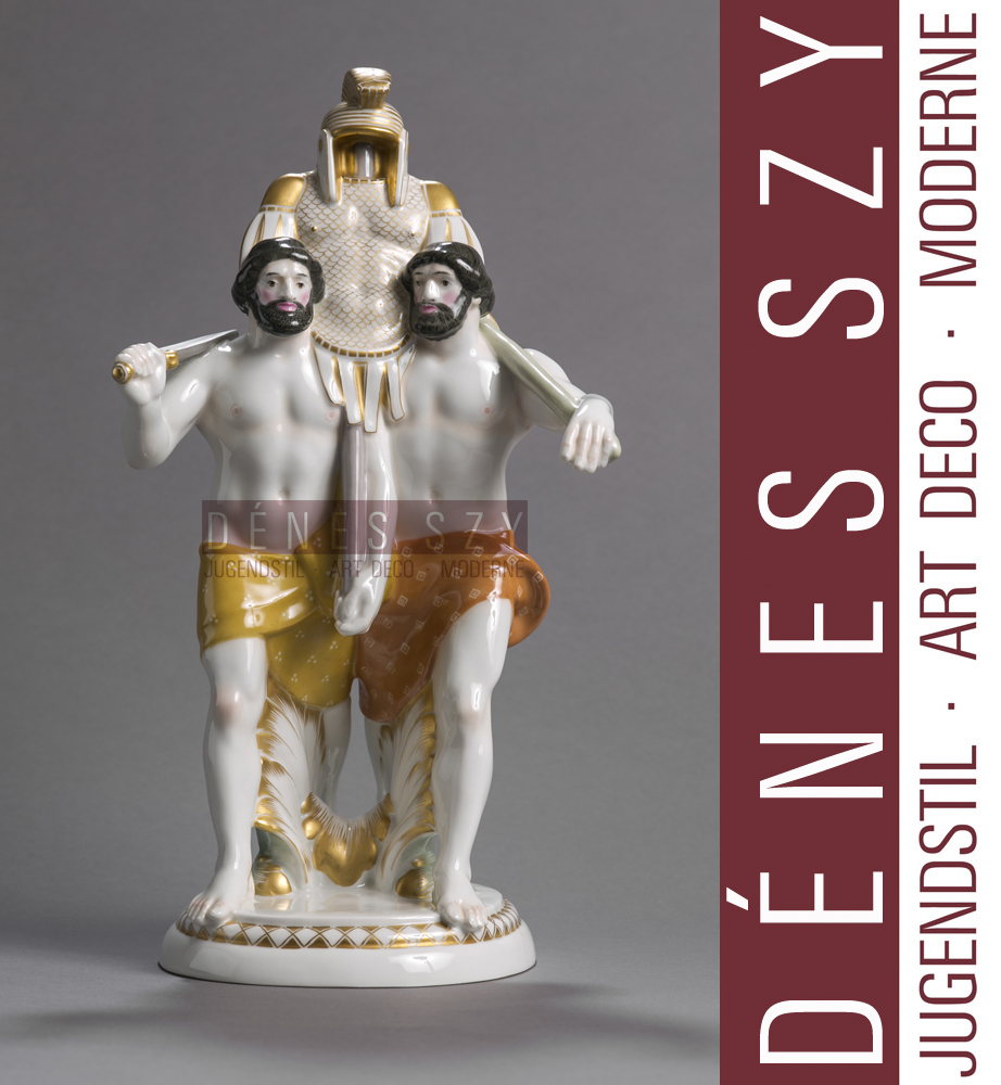 HOCHZEITSZUG KPM Berlin Porzellanfigur ETRUSKER, A. AMBERG