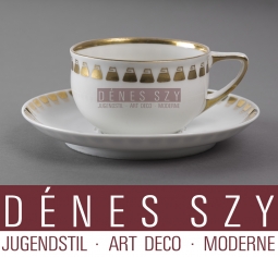 Henry van de Velde Art nouveau Porcelain china Tee Tasse auf Ut.