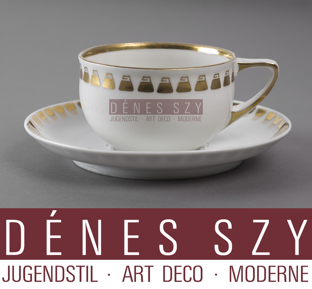 Henry van de Velde coppa di porcellana Art Nouveau