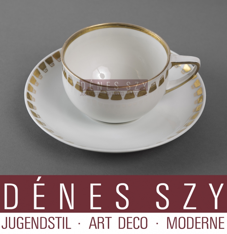 Henry van de Velde coppa di porcellana Art Nouveau