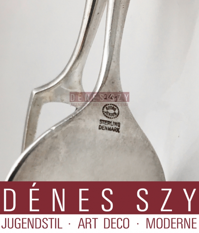 Georg Jensen Pince à sandwich à couverts en argent n ° 141