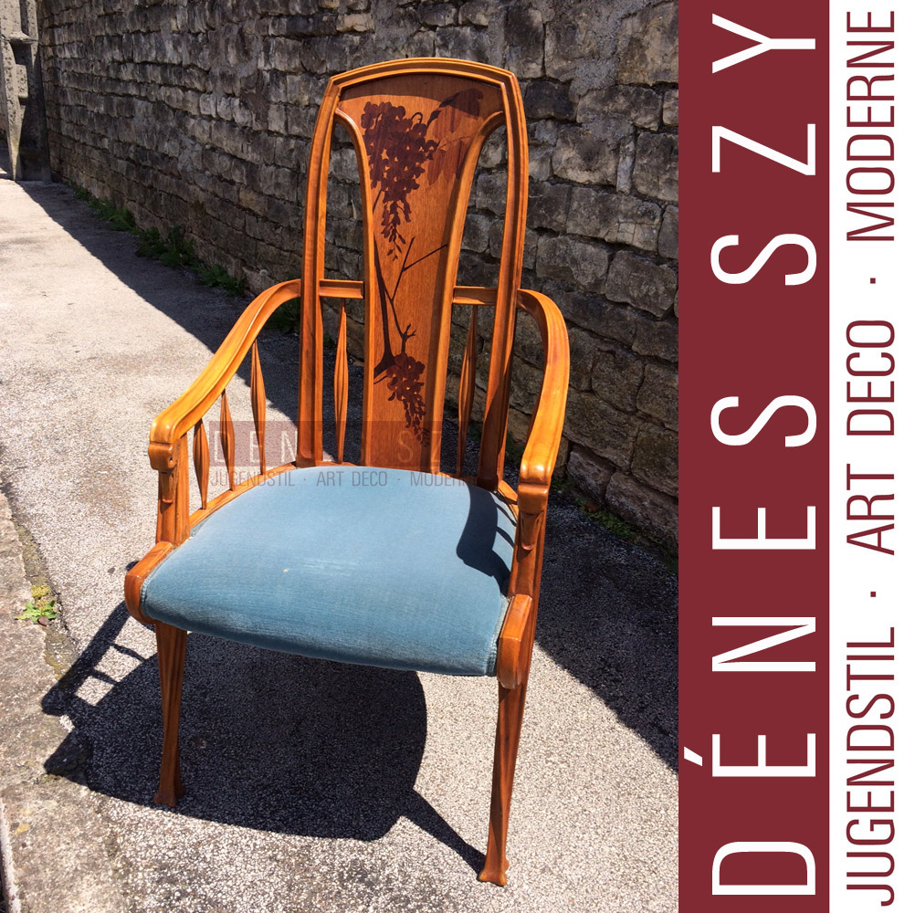 Louis Majorelle, Nancy, Jugendstil Armlehnsessel