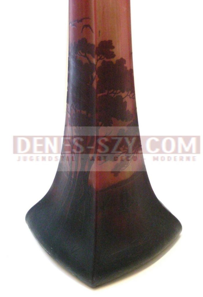 Daum Nancy grosse Jugendstil - Vase Frankreich um 1900