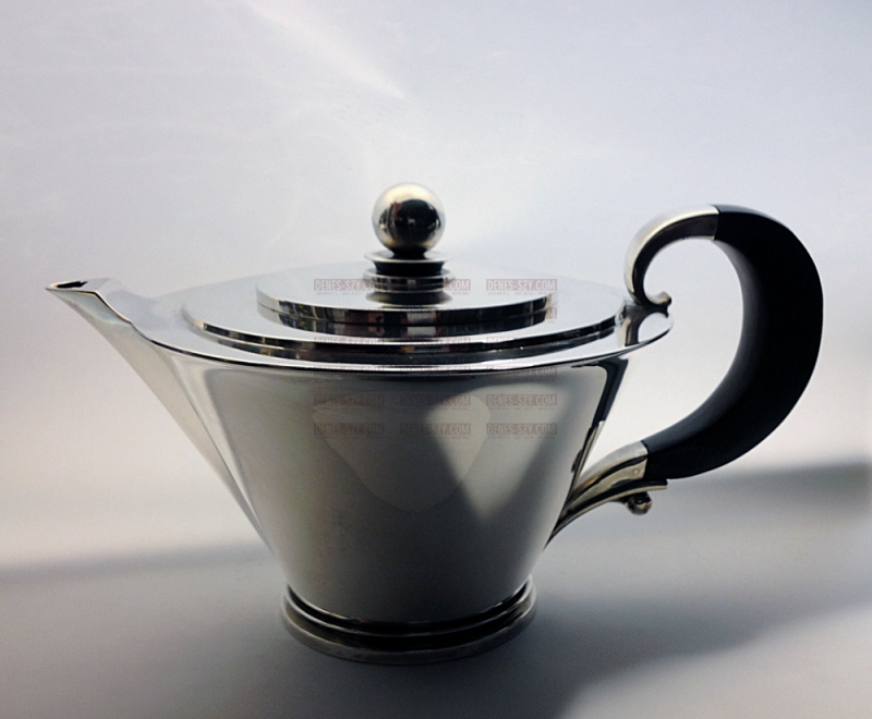 Georg Jensen Silber, Pyramide #600 A, Teekanne