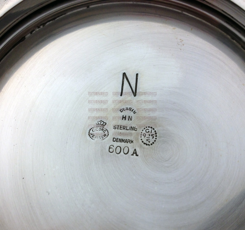 Georg Jensen Silber, Pyramide #600 A, Teekanne