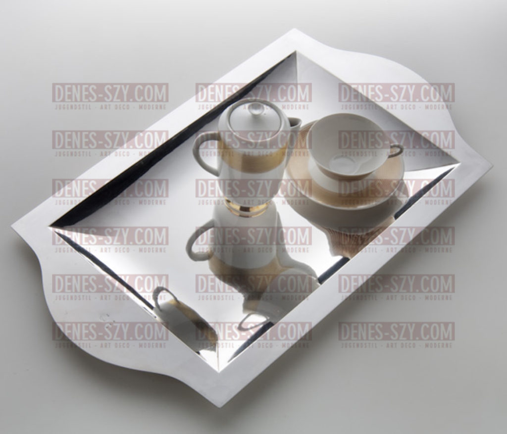 grande coppa d'argento di Emil Lettre, Germania, Art Deco