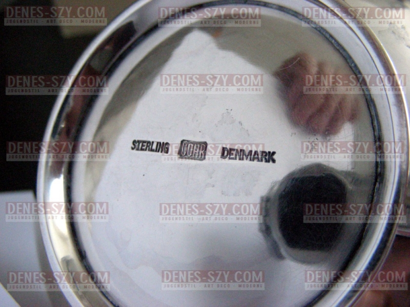 Danish Silver Mid-Century modernist sterling gravy boat, Carl M. Cohr