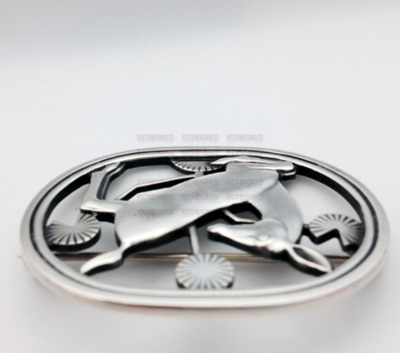 GEORG JENSEN SCHMUCK SILBER Brosche # 256