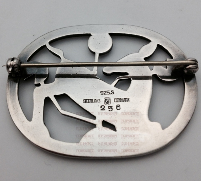 Georg Jensen silver brooch 256