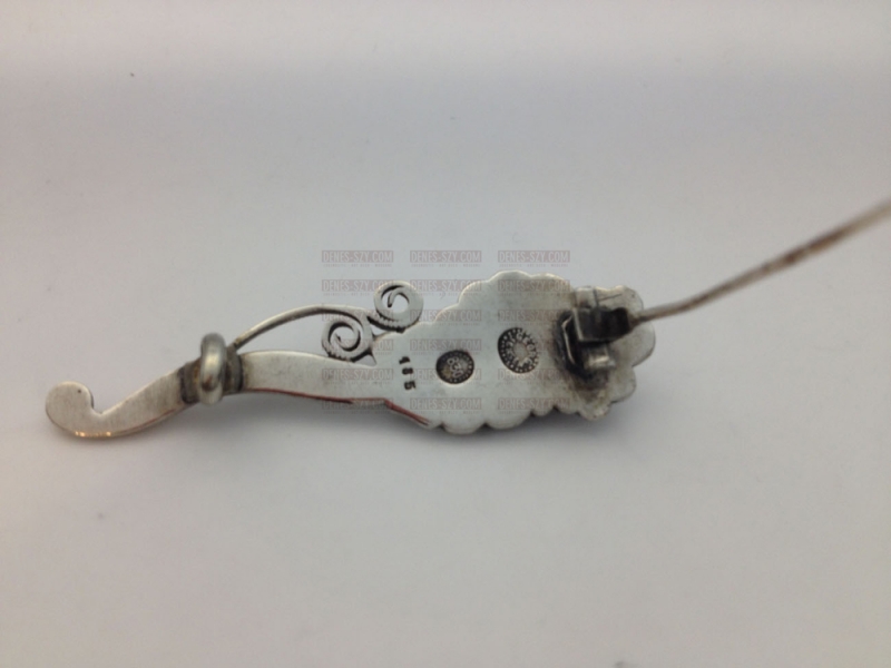 GEORG JENSEN SCHMUCK SILBER Jugendstil Brosche # 185