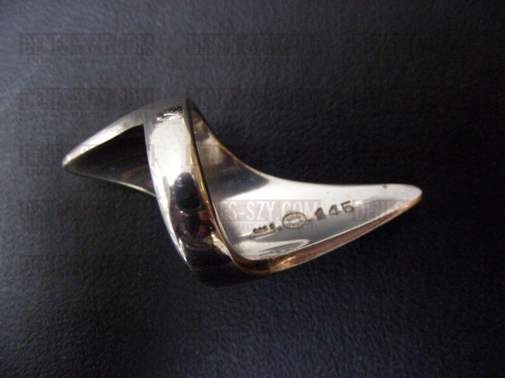 GEORG JENSEN SCHMUCK SILBER moderner Damenring # 145
