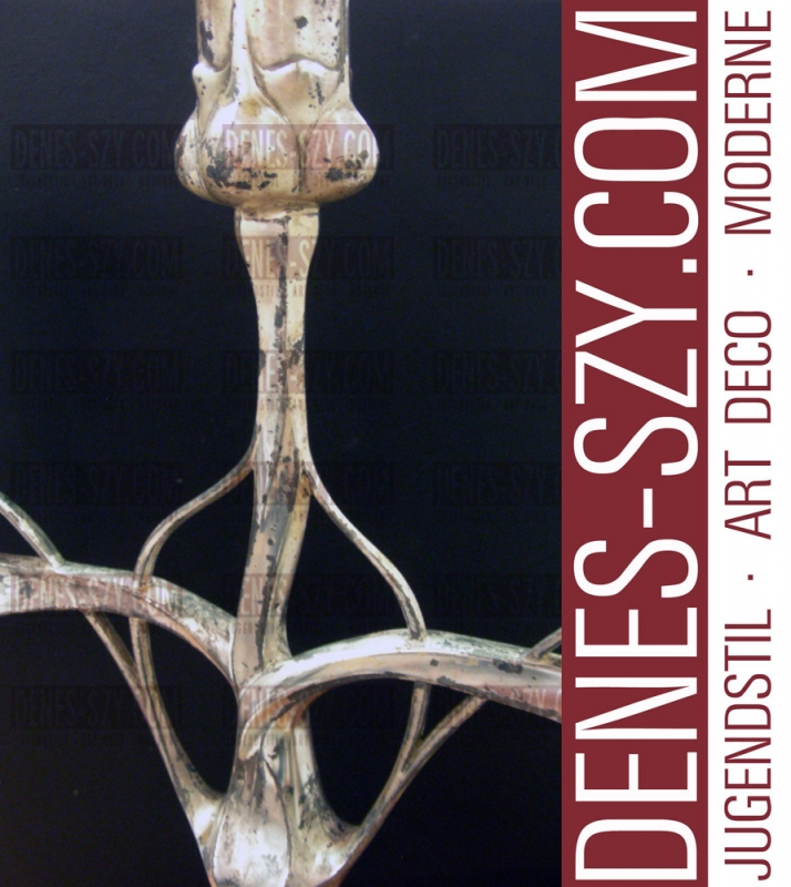 ORIVIT ZINN JUGENDSTIL LEUCHTER # 2434