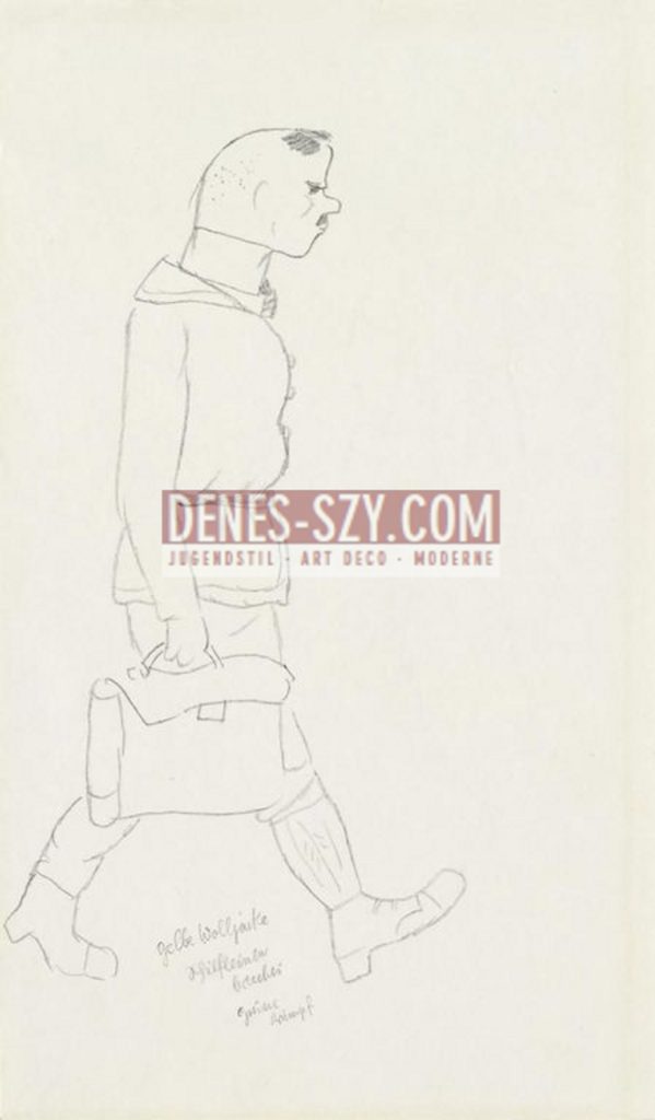 George Grosz disegno cardigan giallo - immagine 3